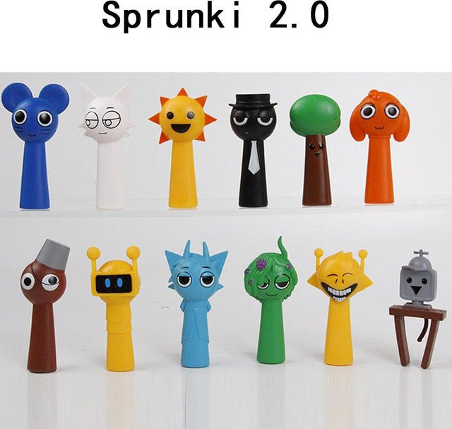 Yiran toy 1 Sprunki Wenda Modell Puppe, Actionfigur, 12-teiliges Set, ab 14 Jahren - Bild 1