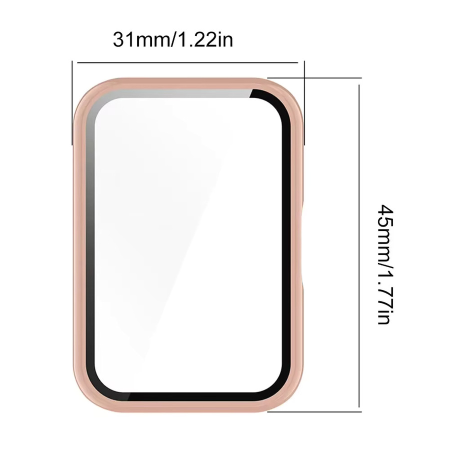 Samsung Galaxy Fit 3 Uhrenhülle und Displayschutzfolie, Kunststoff, Silber - Bild 5