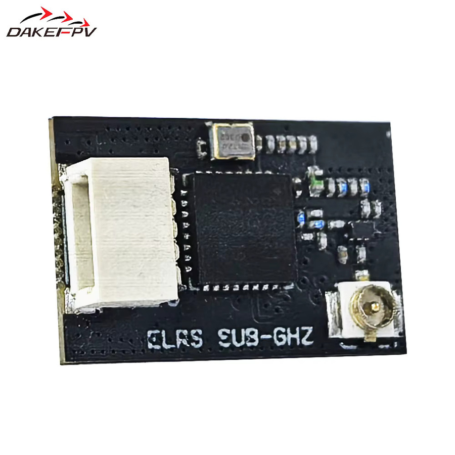 DAKEFPV ELRS Empfänger Dual-band 2,4G/915Mhz RX ExpressLRS Firmware für RC FPV Long Range Racing Drohnen in Schwarz - Bild 2