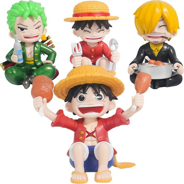 Bandai One Piece Anime-Figur, Q-Version, Kunststoff, Bunt / Mehrfarbig - Bild 1
