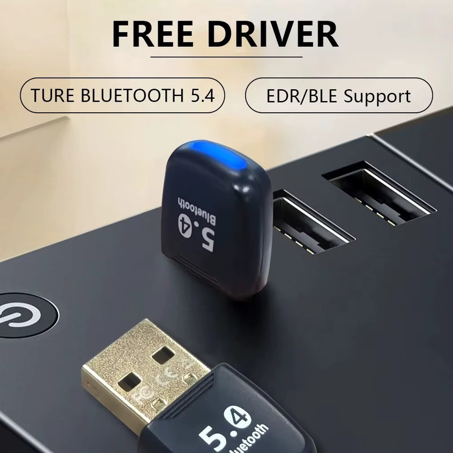 kebidumei USB Bluetooth 5.4 Adapter 5.3 Audio Dongle Wireless Receiver und Sender für PC und Laptop treiberlos - Bild 2