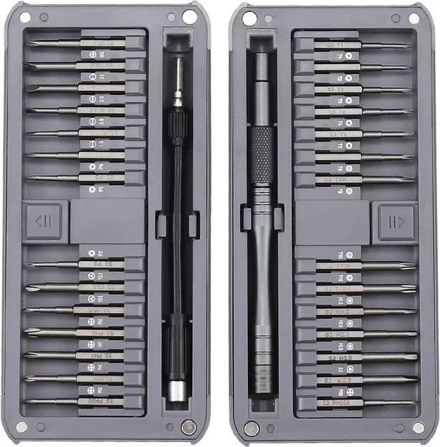 Galacok 30-in-1 Präzisions-Schraubendreher-Set mit magnetischen Bits und Verlängerung für Handy- und PC-Reparaturen - Bild 1