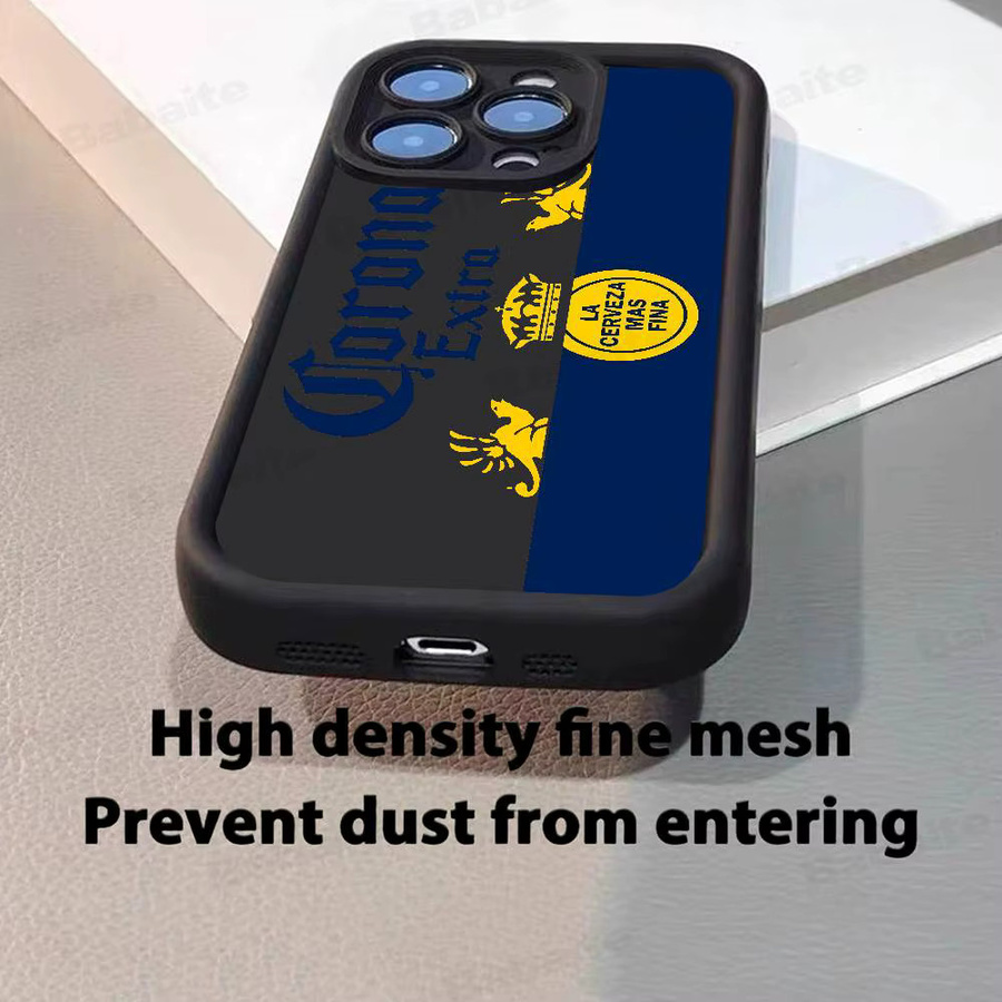 Potdemiel Handyhülle im Corona Extra Bier Design für iPhone 11 bis iPhone 17 Pro Max, weiche TPU Rückseite, Mehrfarbig - Bild 1