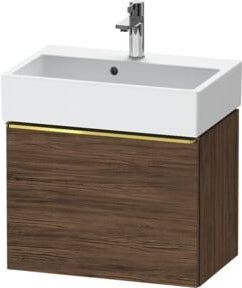 Duravit Waschtischunterschrank D-Neo Compact in Braun Matt, B/T/H: 58,4 x 37,2 x 44 cm - Bild 1