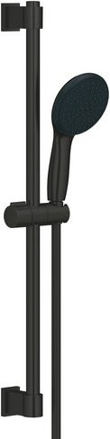 Grohe Brausegarnitur Vitalio Start 110 in Schwarz Matt mit Handbrause und 2 Strahlarten Rain und Jet - Bild 1