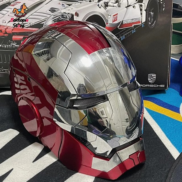 Hot Toys Marvel Iron Man Mk5 & Mk50 Helm, mit LED-Licht, elektronischer Verschluss, 1:1 Sprachsteuerung - Bild 1