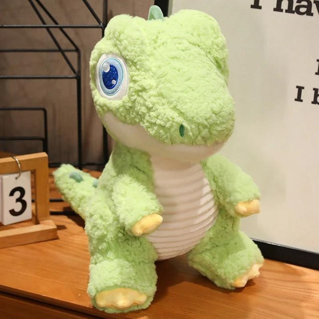 Kidsly Dinosaurier-Plüsch, Triceratops-Stegosaurus-Stofftier, Grün, ab 14 Jahren - Bild 1
