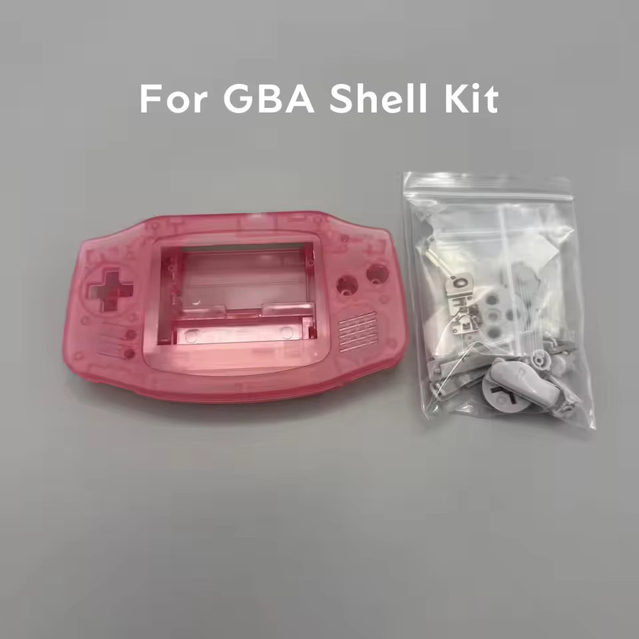 Erilles Gameboy Advance GBA Gehäuse-Kit Retro Edition in Schwarz ohne Markenlogo - Bild 2