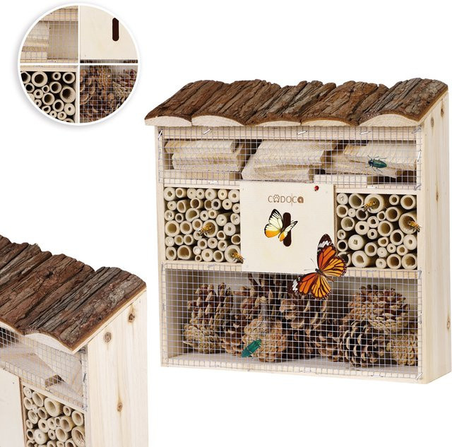 Cadoca Insektenhotel Nistkasten B/T/H: 30,5 x 9,5 x 31 cm - Bild 1