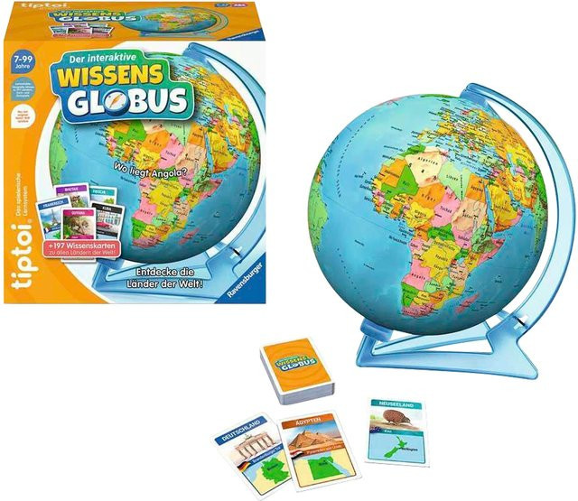 Ravensburger tiptoi Der interaktive Wissens-Globus Lernspielzeug ab 7 Jahren - Bild 1