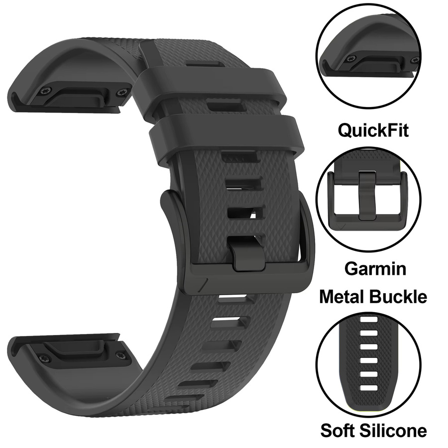 LENNIK Uhrenarmband Silikon, QuickFit 22mm 26mm - Bild 3