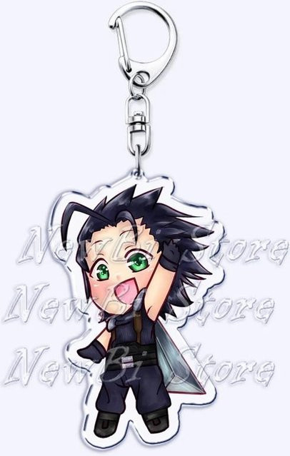 CHIC STUDIO Schlüsselanhänger Cloud Strife Ffvii Tifa Sephiroth, White, Unisex - Bild 1