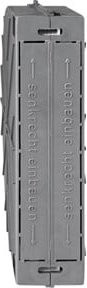 Rademacher Unterputzkasten 3910 Standard Comfort für Gurtwickler in Schwarz - Bild 1