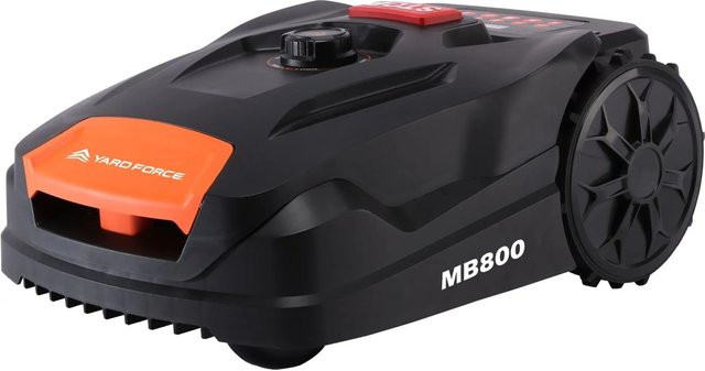 Yard Force Mähroboter MB800 mit Mulch-Funktion und Akku in Schwarz-Orange - Bild 1