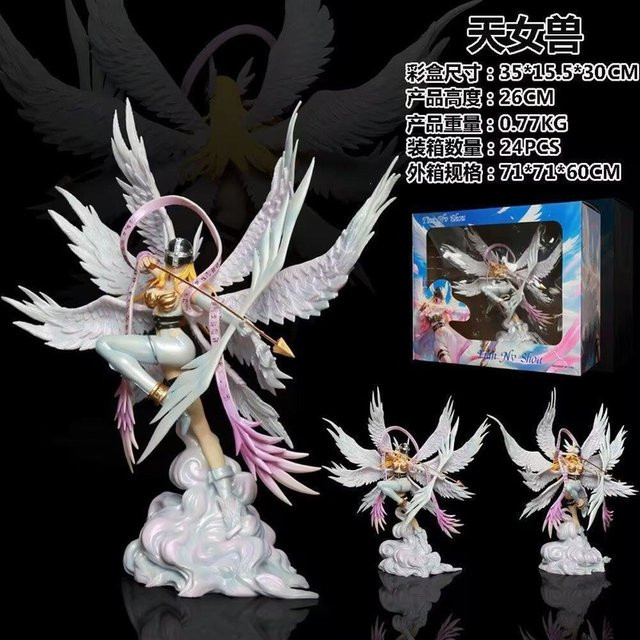 Bandai Digimon Angewomon Moon Temple GK Statue, PVC Figur - Bild 1
