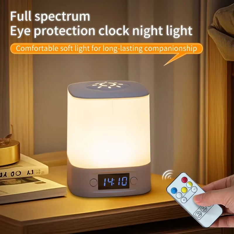 GGBEE Wiederaufladbares LED-Nachtlicht in Weiß mit dimmbarer Helligkeit und Touch-Bedienung, USB-betrieben, ideal als Nachttischlampe für das Babyzimmer oder Schlafzimmer - Bild 2