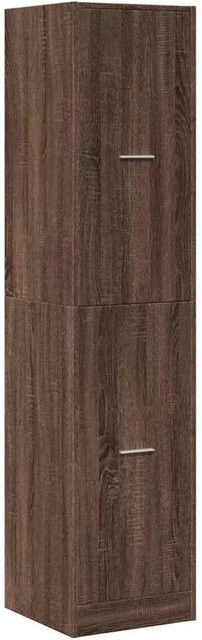 vidaXL Apothekerschrank in Eichen-Optik, Braun, B/T/H: 40 x 41 x 174,5 cm - Bild 1