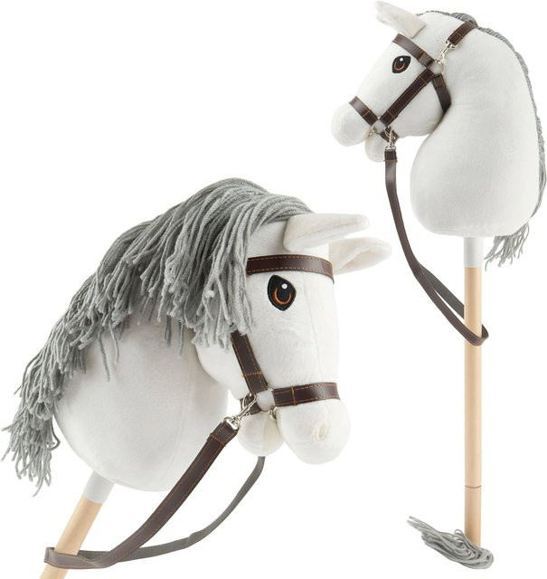 Bieco Hobby Horse Steckenpferd Schimmel, Größe S, ab 3 Jahre - Bild 1