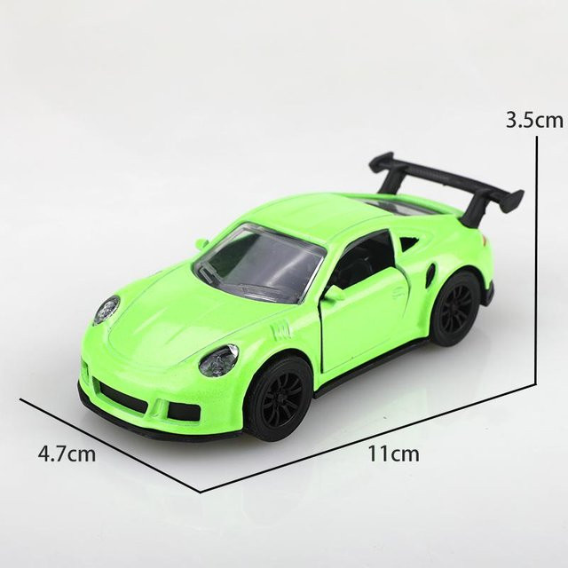 Linyi toy car 911 Rückzieher Rennwagen, 1:38, Legierung, ab 3 Jahre - Bild 1