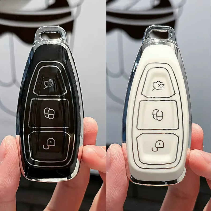 Kuvi TPU Schlüsselhülle für Ford Focus, Mondeo, Fiesta, Ecosport, Kuga, ST, C-Max und B-Max als Schutz für die Fernbedienung - Bild 4
