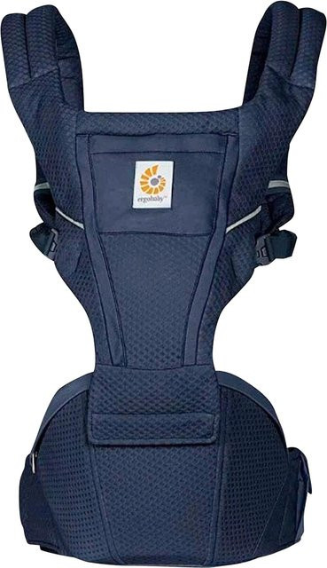 Ergobaby Babytrage Alta Hip Seat in Blau mit Mesh-Einsatz - Bild 1
