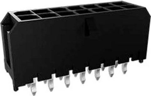 Amphenol Einbau-Stiftleiste Standard 10127721-181LF in Schwarz - Bild 1