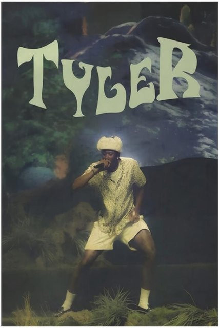 Tyler The Creator Live-Performance Wandteppich von JMG Household Supplies, Mehrfarbig, B: 40 cm, H: 60 cm - Bild 1