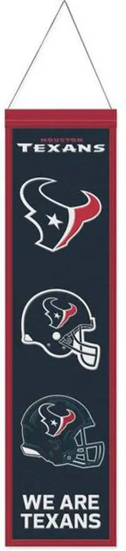Wincraft NFL Teams Evolution Banner Houston Texans Schwarz B: 80 cm - Bild 1