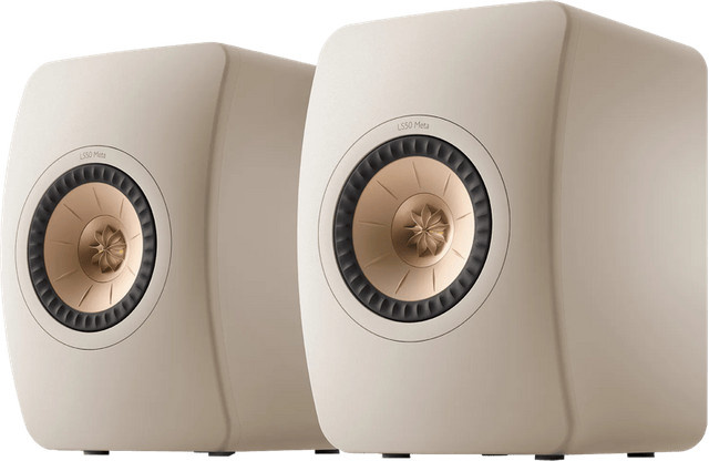 KEF LS50 META Lautsprecher-Paar in Beige - Bild 1