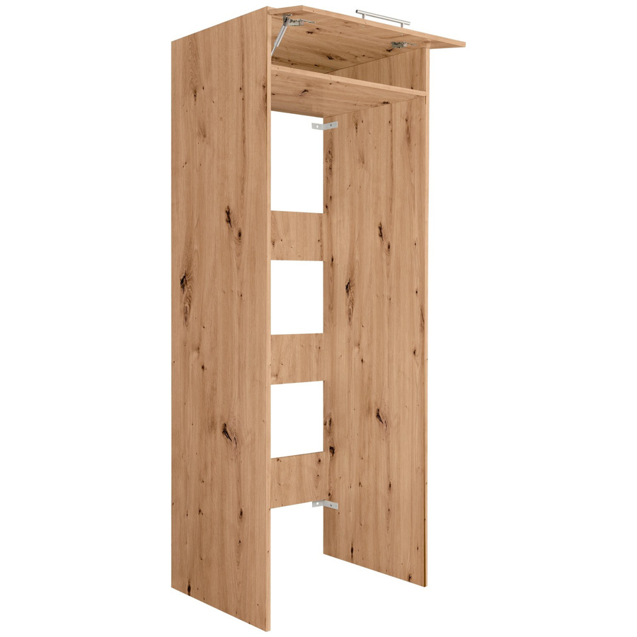Mömax Waschmaschinenverbau Aileen in Eiche Artisan mit Soft-Close-Türen für das Badezimmer, B/T/H: 67,5 x 67,5 x 200 cm - Bild 2