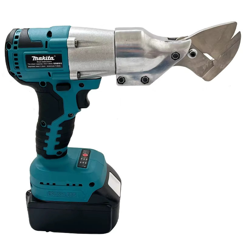 Makita Akku-Blechschere mit bürstenlosem Motor, kabellos, Petrol, passend für 20V-Akkus - Bild 4