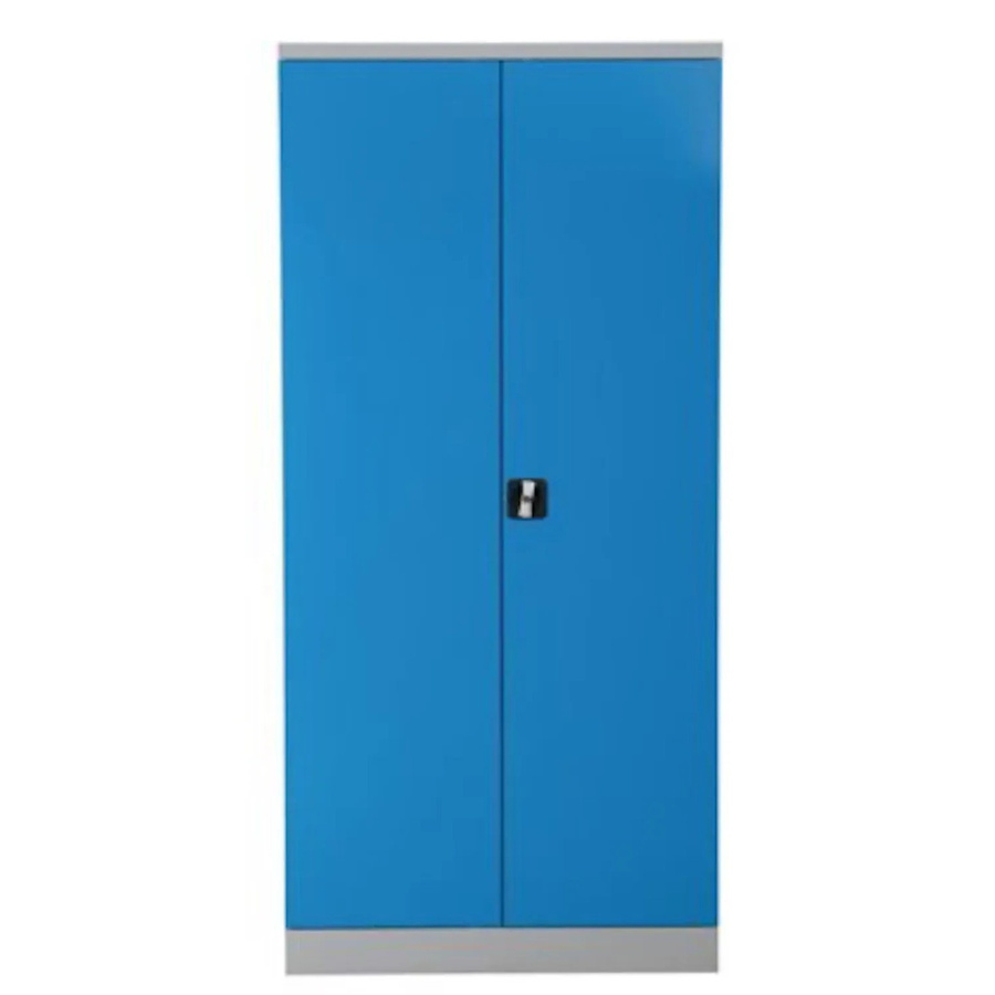 PROREGAL Stahlschrank Bee mit 4 Fachböden in Grau, pulverbeschichtet und mit Schließsystem, H x B x T: 195 x 92 x 50 cm - Bild 2