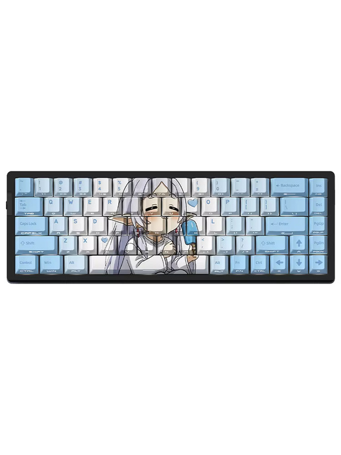 Bandai Anime Tastenkappen im Kirschprofil, seitlich bedruckt und transparent, PBT-Farbstoffsublimations-Set für mechanische Tastaturen, Multicolor - Bild 2