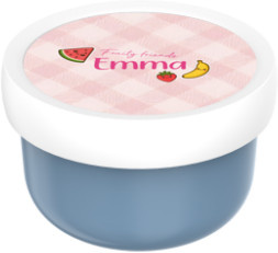 Mepal Fruchtbox Fruity Friends Blau mit Besteck, 300 ml - Bild 1