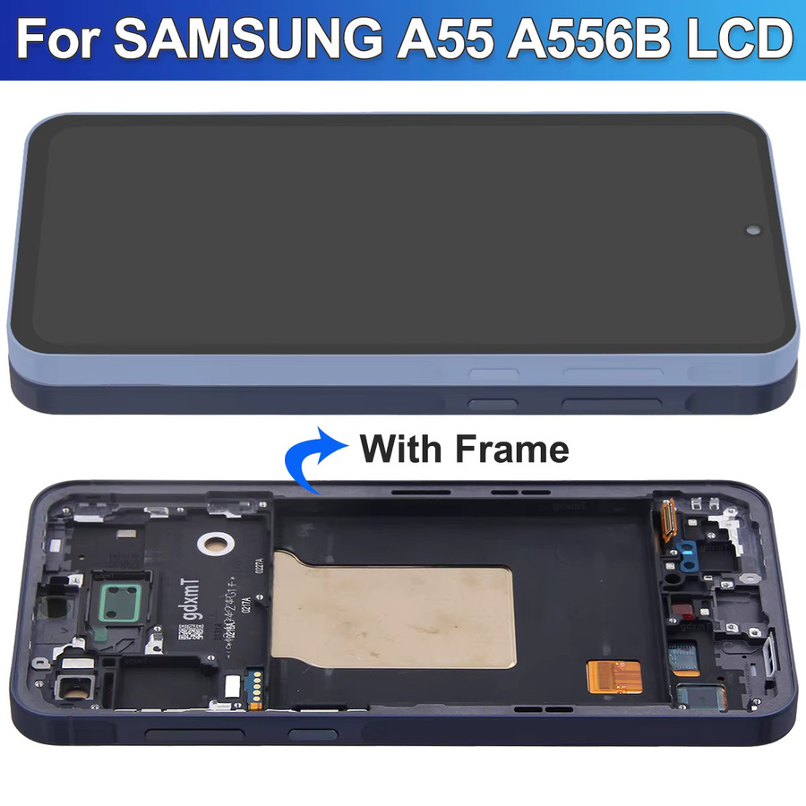 Samsung A55 5G Ersatz Display mit Touchscreen Digitizer in Schwarz für 6,6 Zoll Super AMOLED LCD - Bild 2