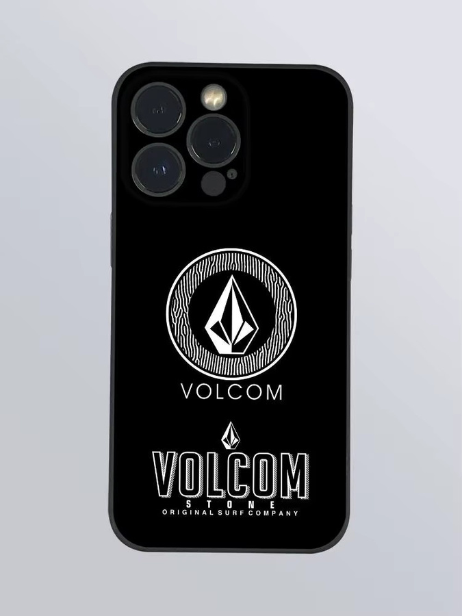 Volcom Handyhülle Frosted Soft Shell für iPhone 16 15 14 13 Pro Max Plus Mini in Schwarz - Bild 5