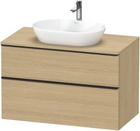 Duravit Waschtischunterschrank D-Neo Wandhängend in Weiß, Breite: 100 cm, Tiefe: 55 cm, Höhe: 66,4 cm - Bild 1