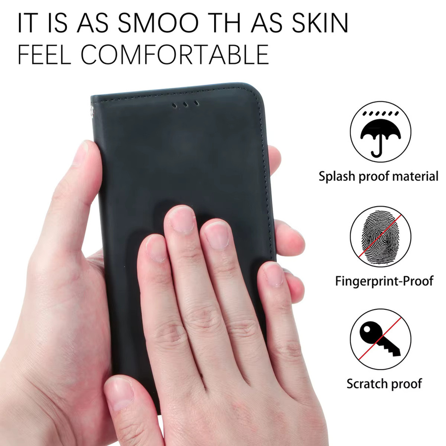Stoßfeste PU-Leder Flip Brieftasche für Motorola Edge 70, 60 Fusion, 50 Neo, 60 Pro Ultra und Moto G86 Power in Schwarz oder Grau - Bild 4