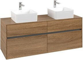 V&B Waschtischunterschrank Collaro für 2 Waschbecken B/T/H: 140 x 54,8 x 50 cm - Bild 1