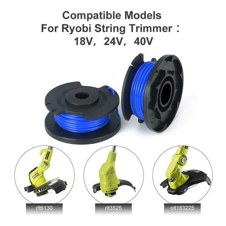 10 Stück Ersatz-Trimmerspulen Blau für Ryobi One AC14RL3A Trimmer 18V 24V 40V - Bild 3