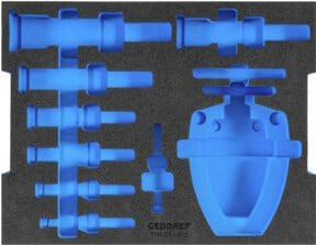 Gedore Check-Tool-Modul leer in Blau - Bild 1