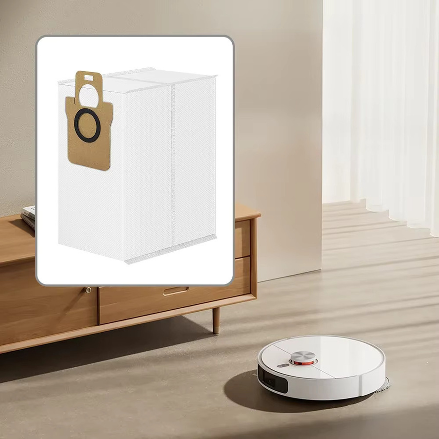WINDNINJA Staubbeutel in Weiß für Xiaomi Mi Robot Vacuum Mop 2 Ultra Mijia STYTJ05ZHM Staubsauger Zubehör - Bild 3