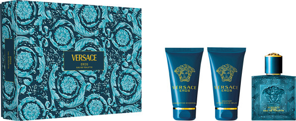 Versace Eros Set, Eau de Toilette, Duschgel, Aftershave Balm, Herren - Bild 1