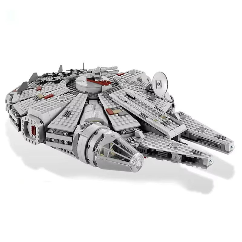 STERN Science Fiction Film Docking Bay und Millennium Falcon Architektur Bausteine Modell, 3.728 Teile - Bild 3