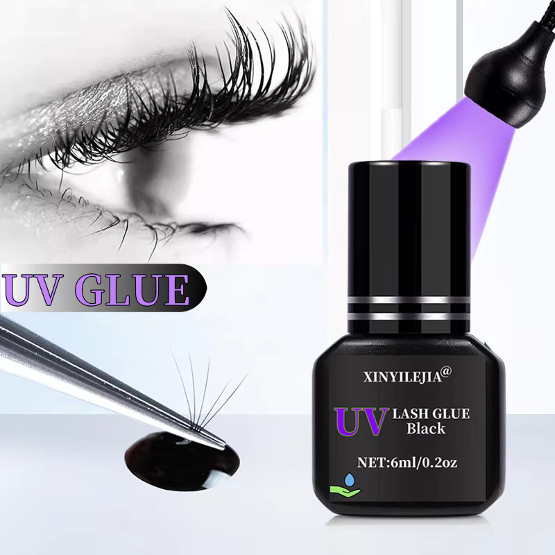 XINYILEJIA Wimpernkleber-Gel, Schwarz, 3 x 6 ml, Unisex - Bild 1