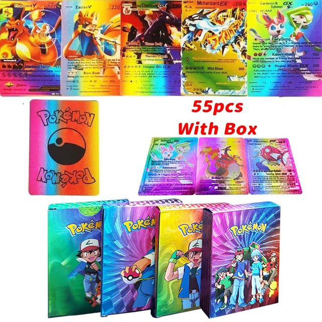 TAKARA TOMY Pokémon, Sammelkarten, Gold, Bunt / Mehrfarbig - Bild 1
