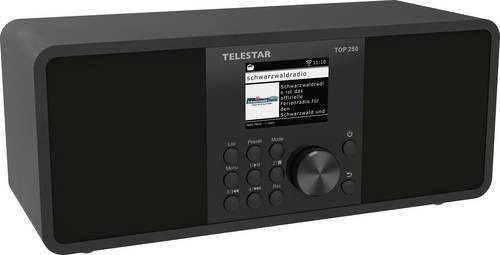 Telestar TOP 250 Internet Kofferradio in Schwarz mit DAB+, UKW, Wi-Fi und Bluetooth - Bild 1