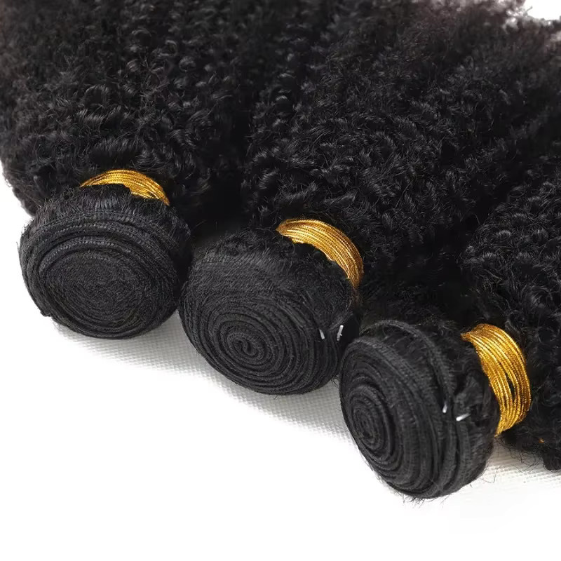GloTress Lockiges Haar Bundles, Schwarz, Damen - Bild 3