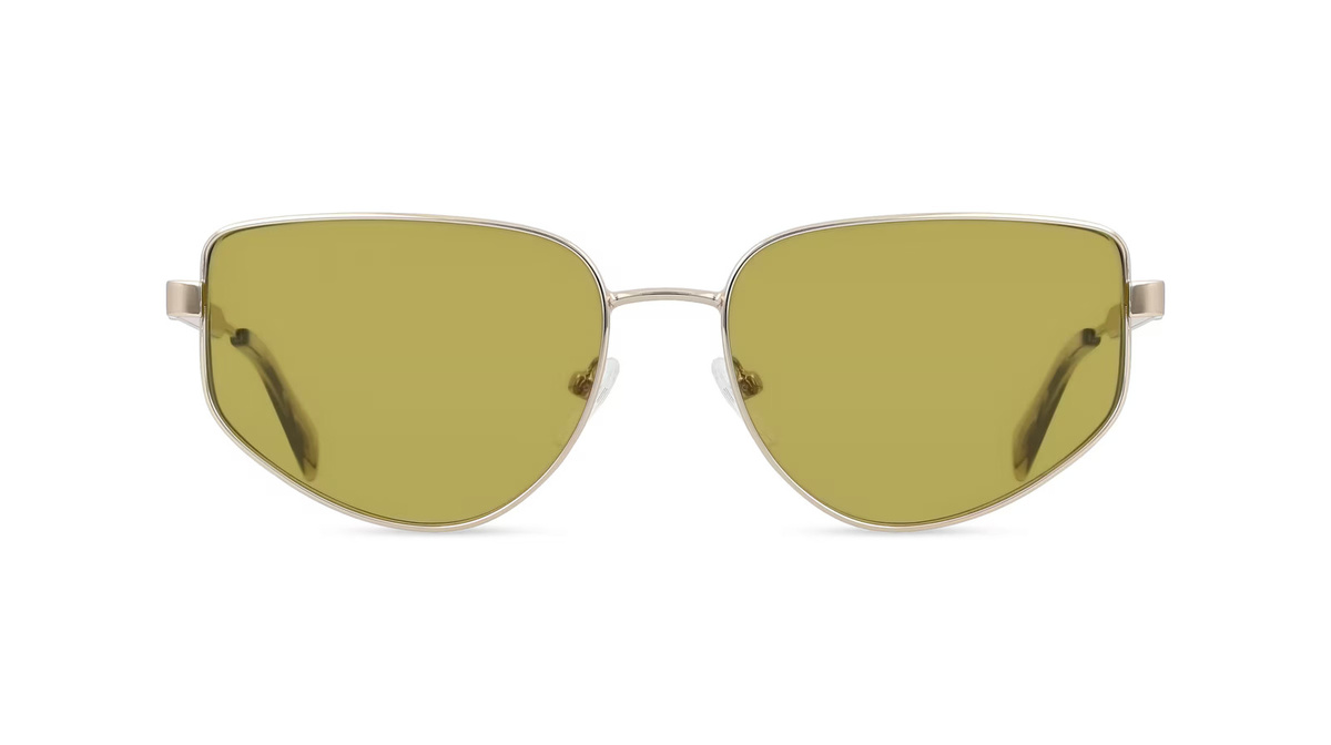 Liu Jo LJ164S Sonnenbrille Vollrand, Rund, Metall, Gold, Damen - Bild 1