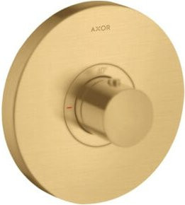 Hansgrohe ShowerSelect HF UP Fertigset Duschthermostat rund in Brushed Gold Optik - Bild 1
